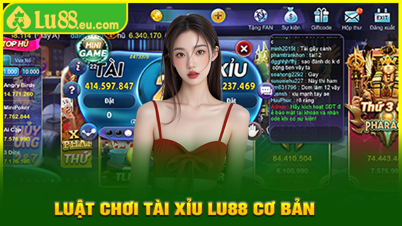 Luật Chơi Tài Xỉu LU88 Cơ Bản